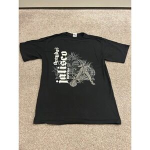 Yazbek Arandas Jalisco T-Shirt Mens M Black Excellent Tequila Agave Graphic